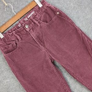 Gap Kids Corduroy Pants Burgundy Size 12 Original Fit Casual Trousers